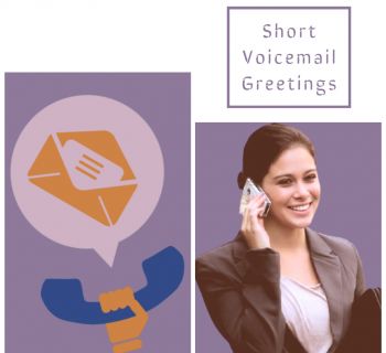 Short voicemail greetings recordings
